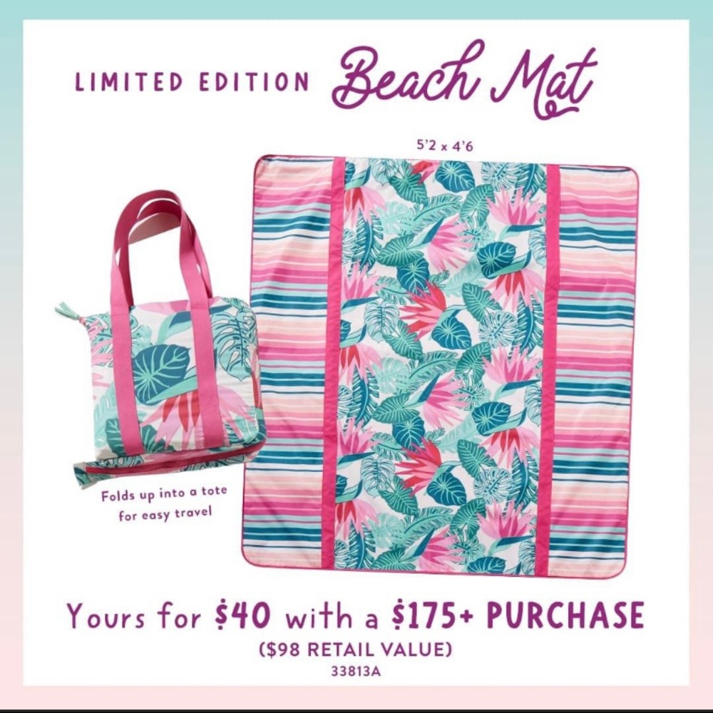 Gorgeous beach blanket